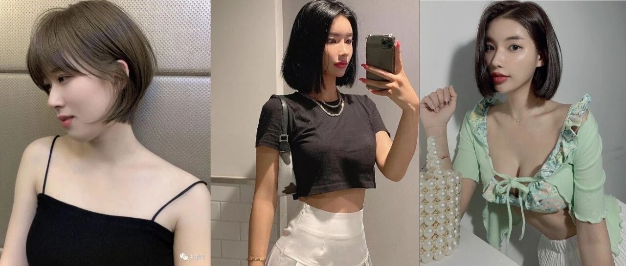 这种少女感短发也太好看了！