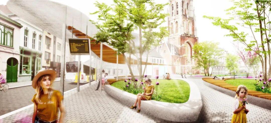 小小一方种植池，主角配角两相宜