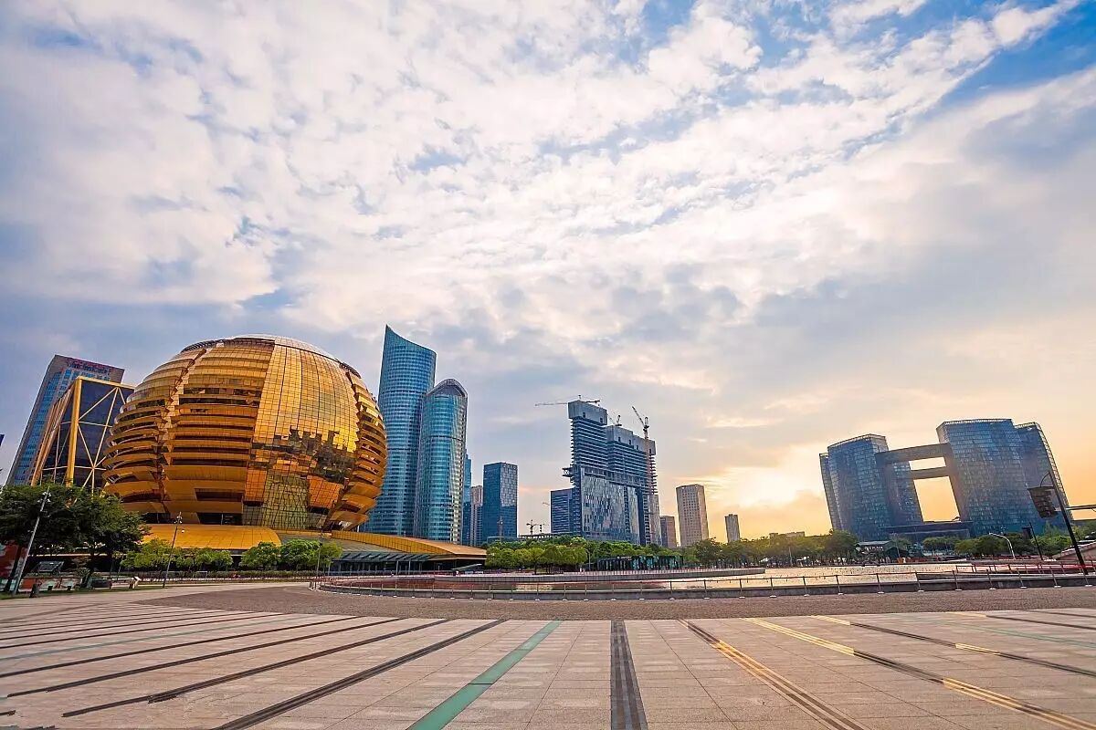 钱江世纪城和 钱江新城 将成为杭州城市的新中心 奥体博览城