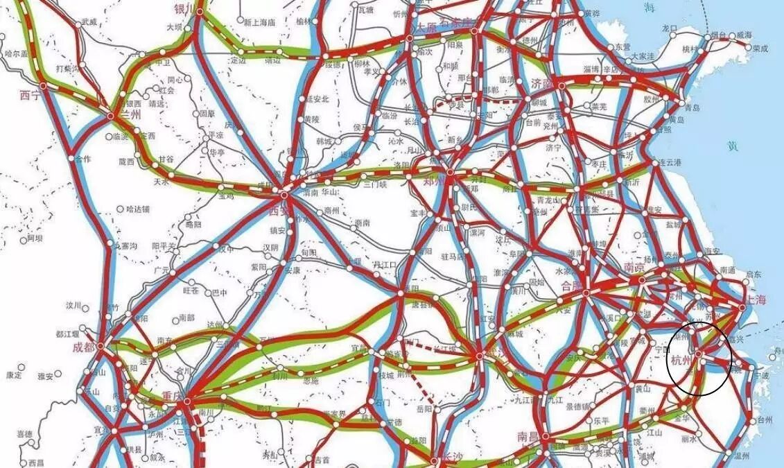 商合杭铁路已经开始建设,有望在2020年开通.