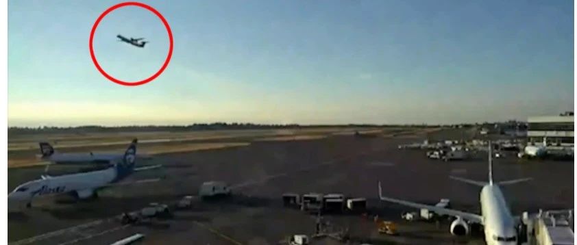 美国男子溜进机场「偷开飞机」故意坠机自杀！现场视频曝光！