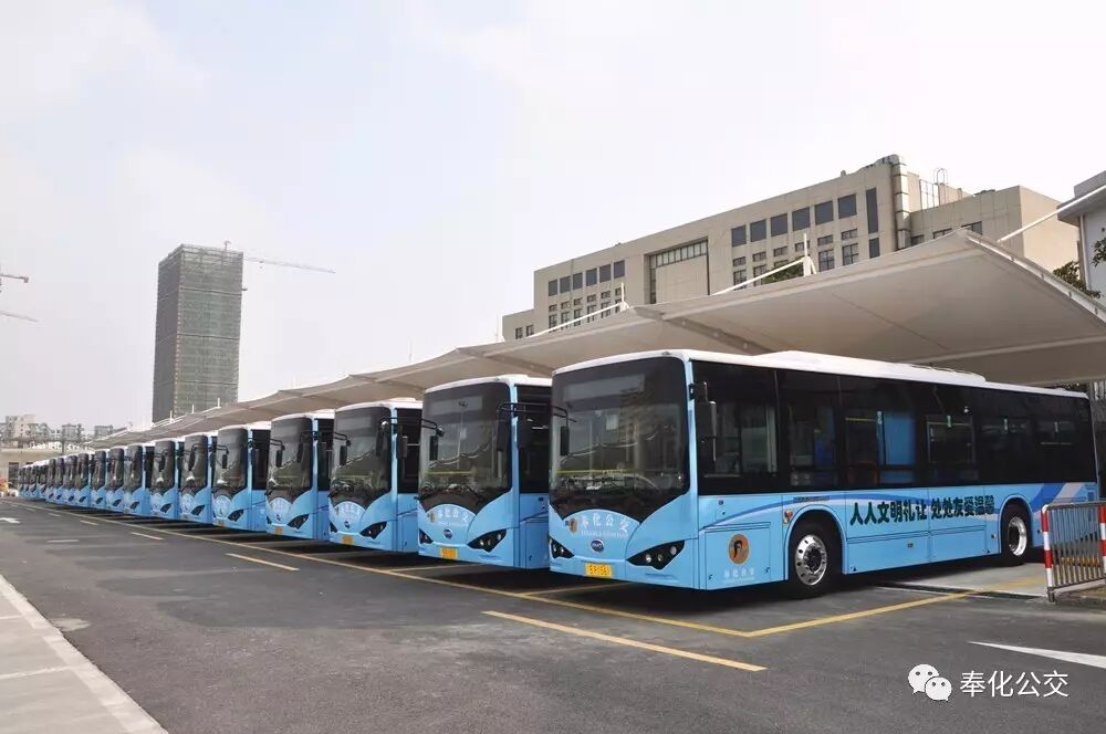 奉化公交加紧建设新能源汽车充电桩大力推进公交电动化