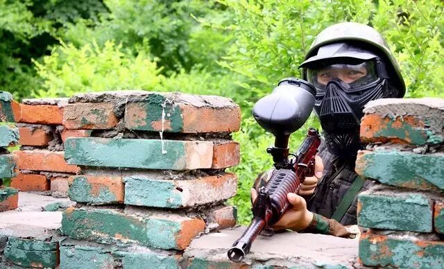 启梦cs彩弹拓展活动营298元体验彩弹cs电网信任背摔精彩的企业团队