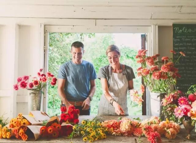 为什么会选择开花店？
