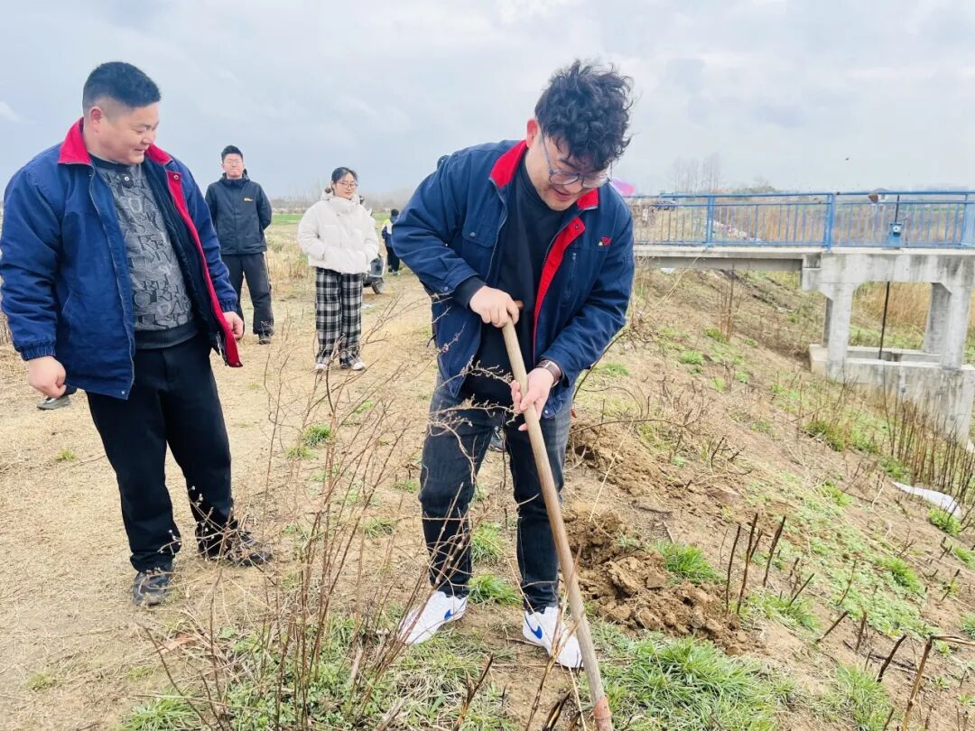 开展“小手拉大手 共筑绿色未来”植树活动