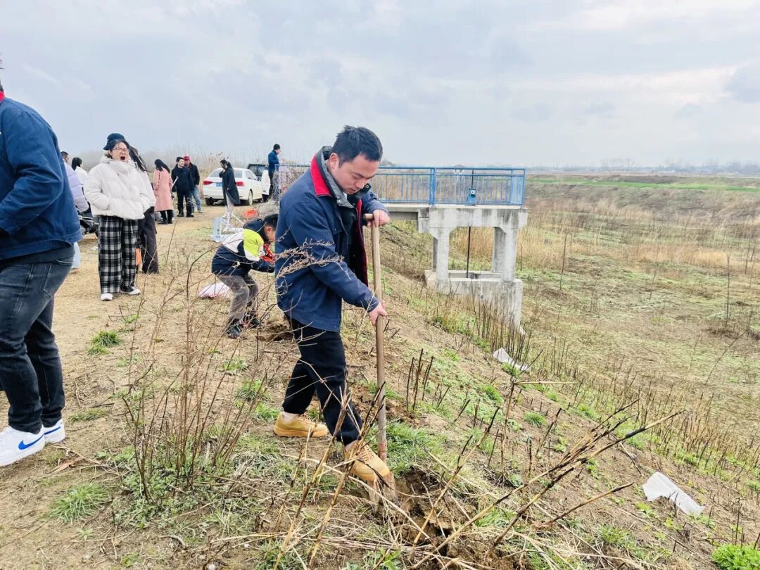 开展“小手拉大手 共筑绿色未来”植树活动