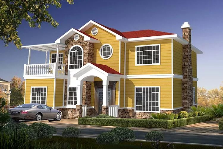 经典户型 | 地中海风格 轻钢别墅