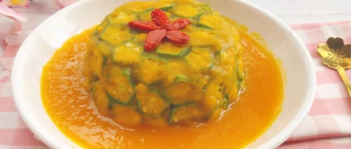 秋季蔬菜王，豆腐加秋葵一起煮，清香润燥，还超补钙！