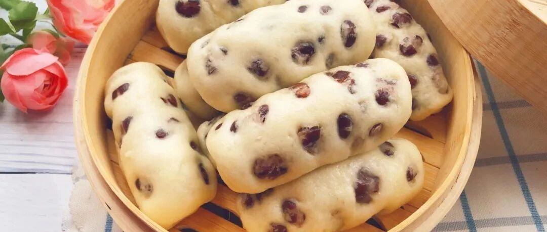 一碗红豆，一碗面粉，只需一卷一蒸，营养补气血！
