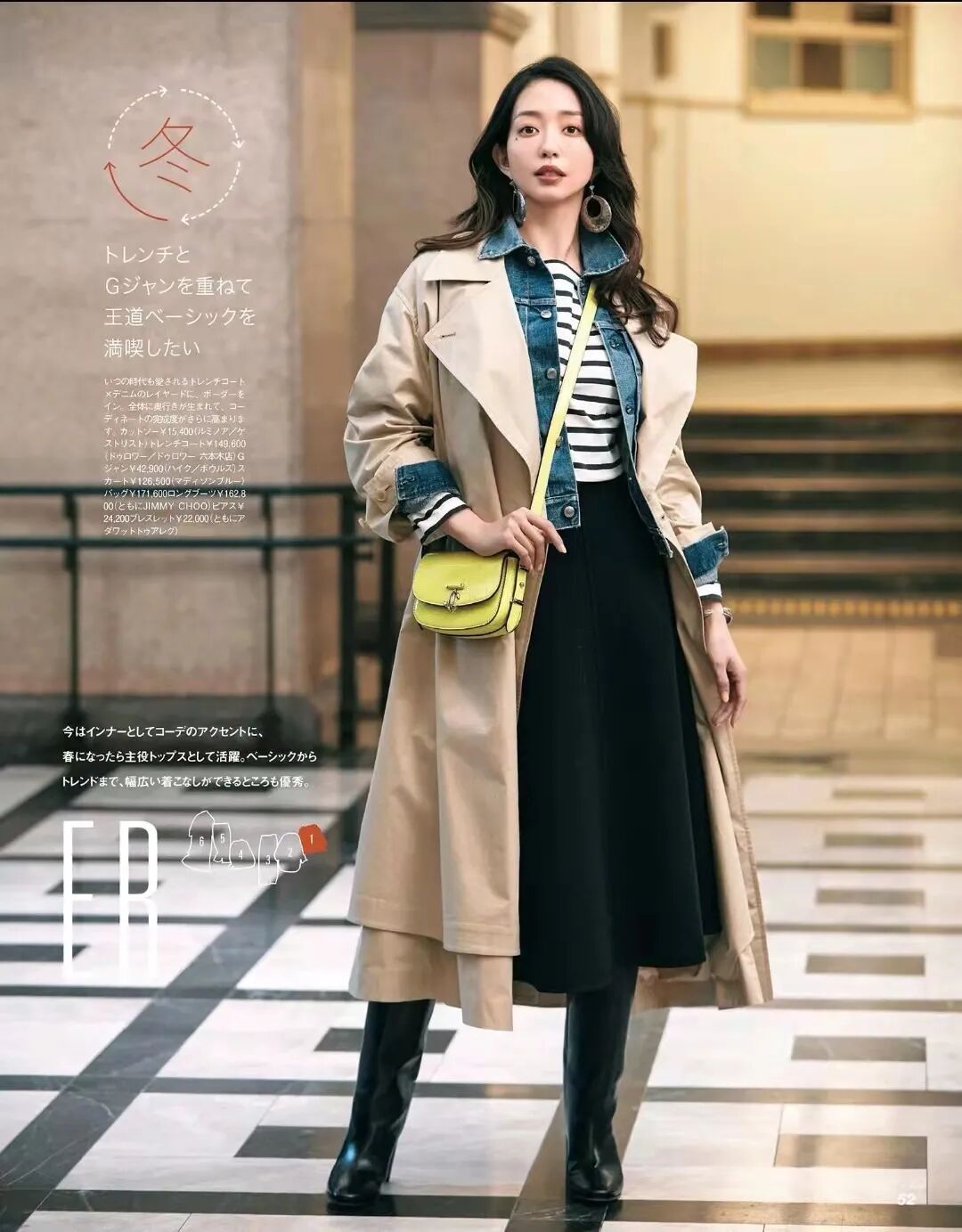 风衣 裙子,春天最美搭配!