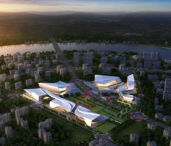 成都东部地标建筑简阳东来印象