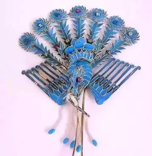 梅兰芳的点翠头面