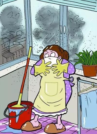 工厂生产扬灰尘,漫天飞尘如散沙