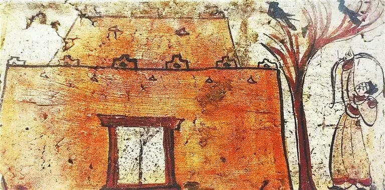  河西魏晋墓砖画《坞壁图》