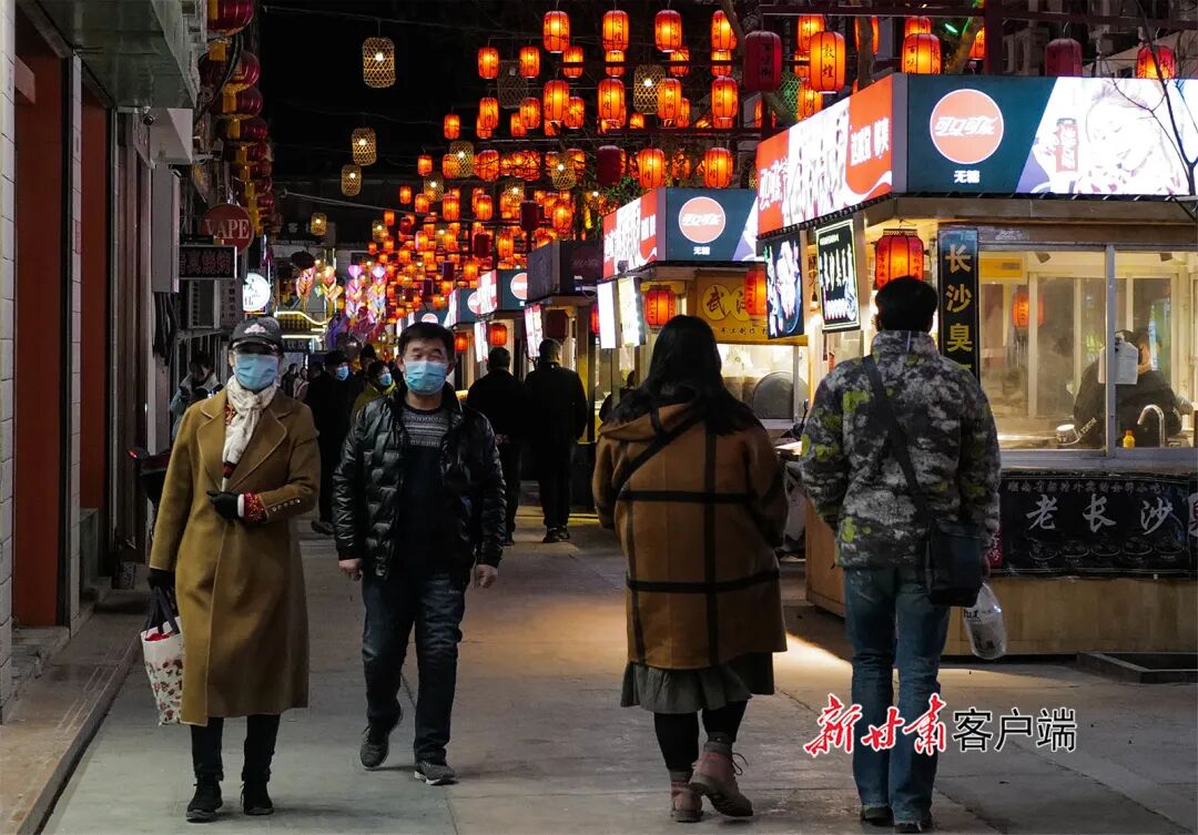 敦煌夜市烟火气