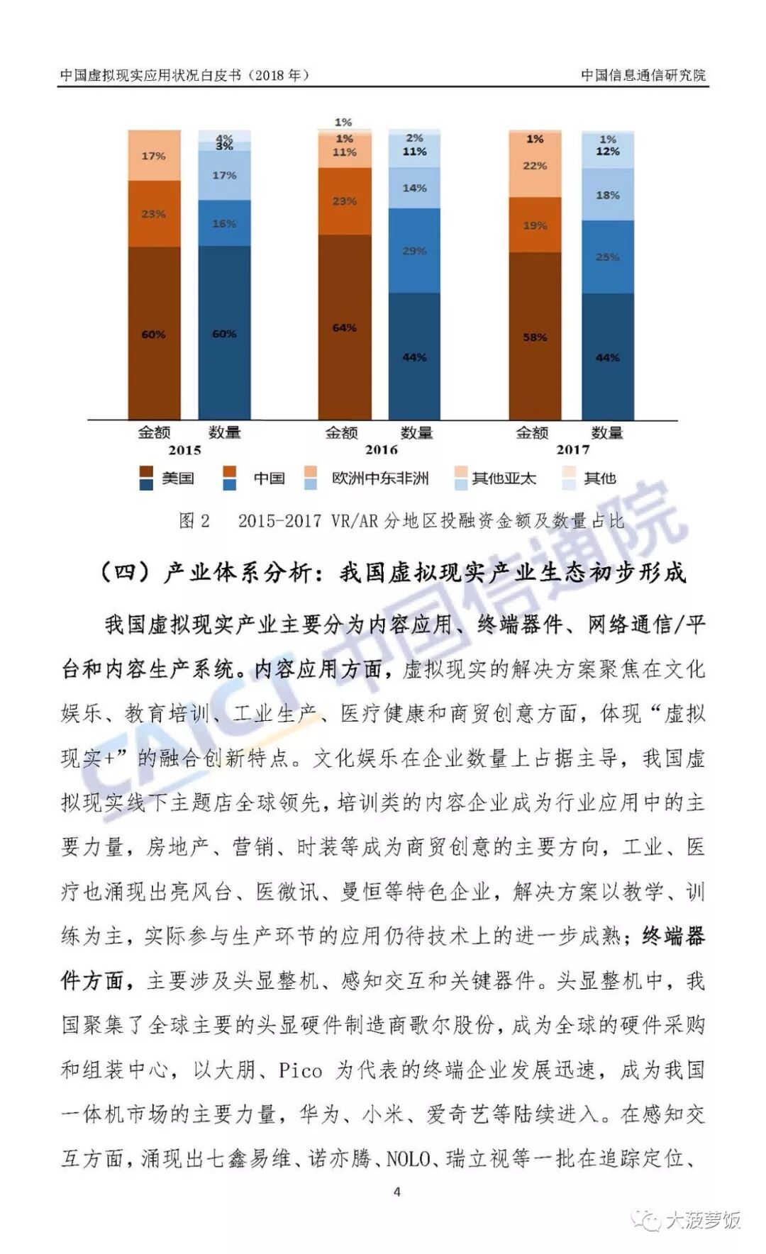 中国虚拟现实应用状况白皮书（2018年）