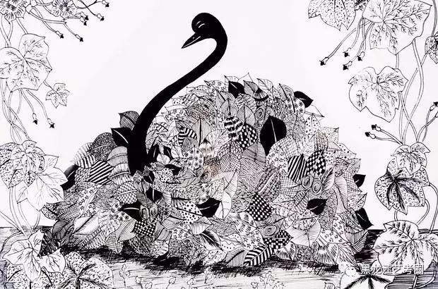 美术校考 突击校考---黑白"创意装饰画"!