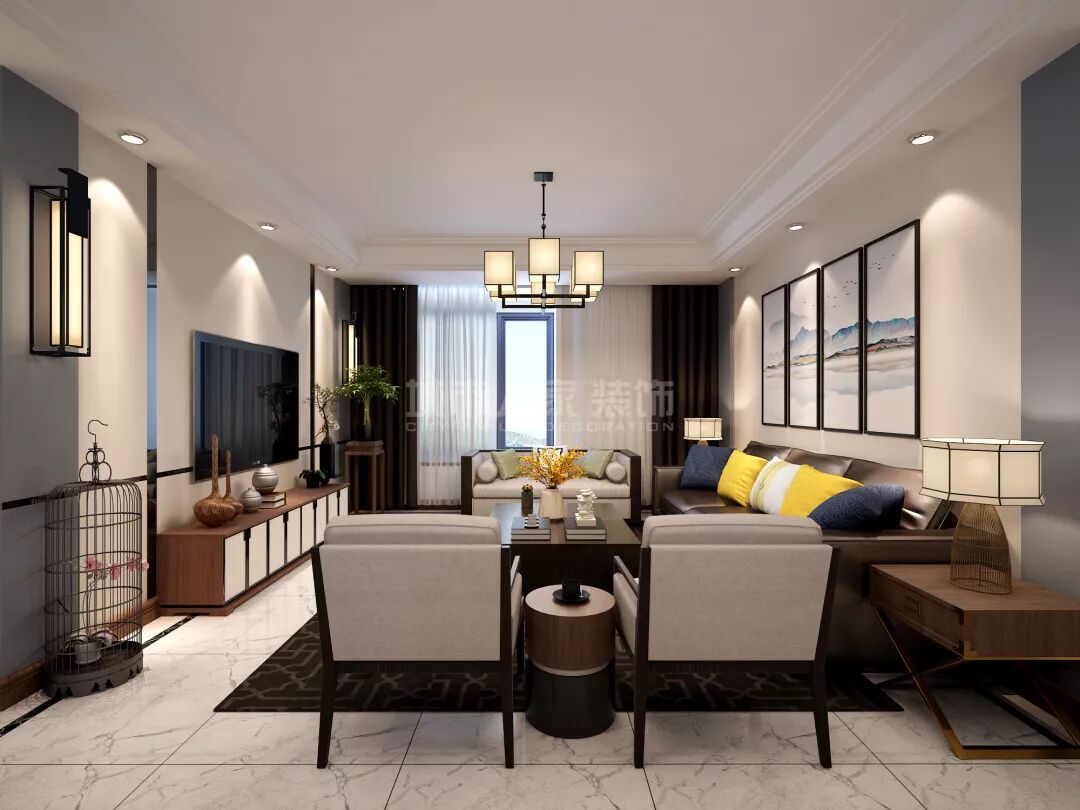 【家·设计】160㎡新中式，雅物韵意，清气两相宜！