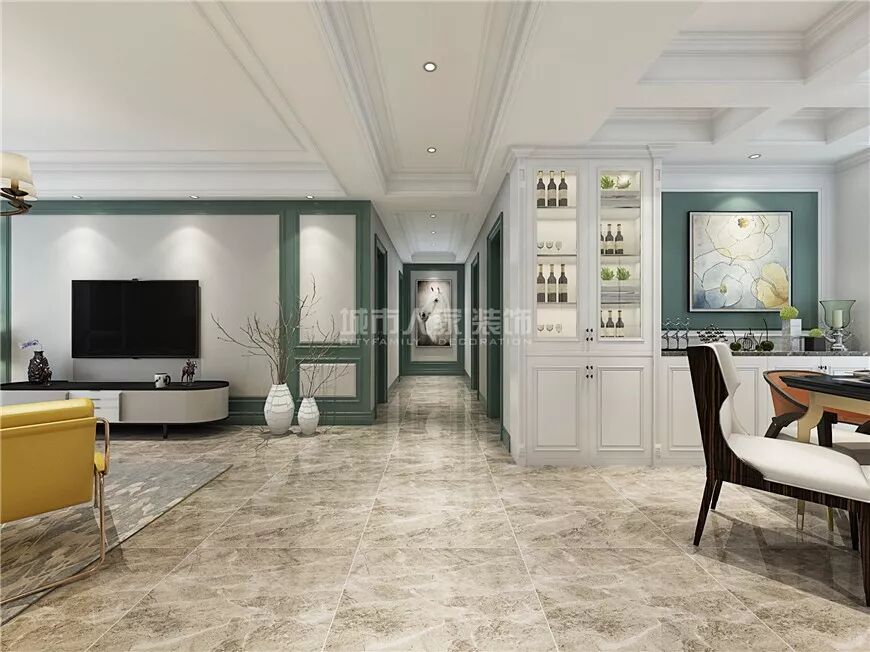 云鼎大观152平现代美式风格，以少胜多，以简胜繁！