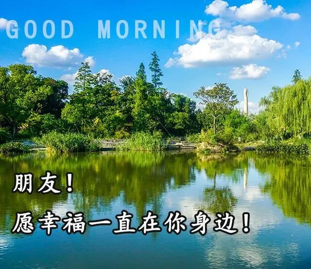 8张最新漂亮夏天风景早上好图片带字带祝福语创意好看的夏日早安问候祝福语风景图片精选 早上好表情动态 微信公众号文章阅读
