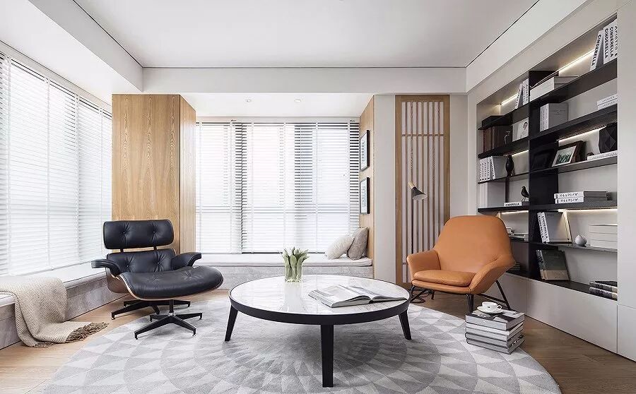 110平现代简约风，客厅通透明亮，餐厅装修很漂亮！