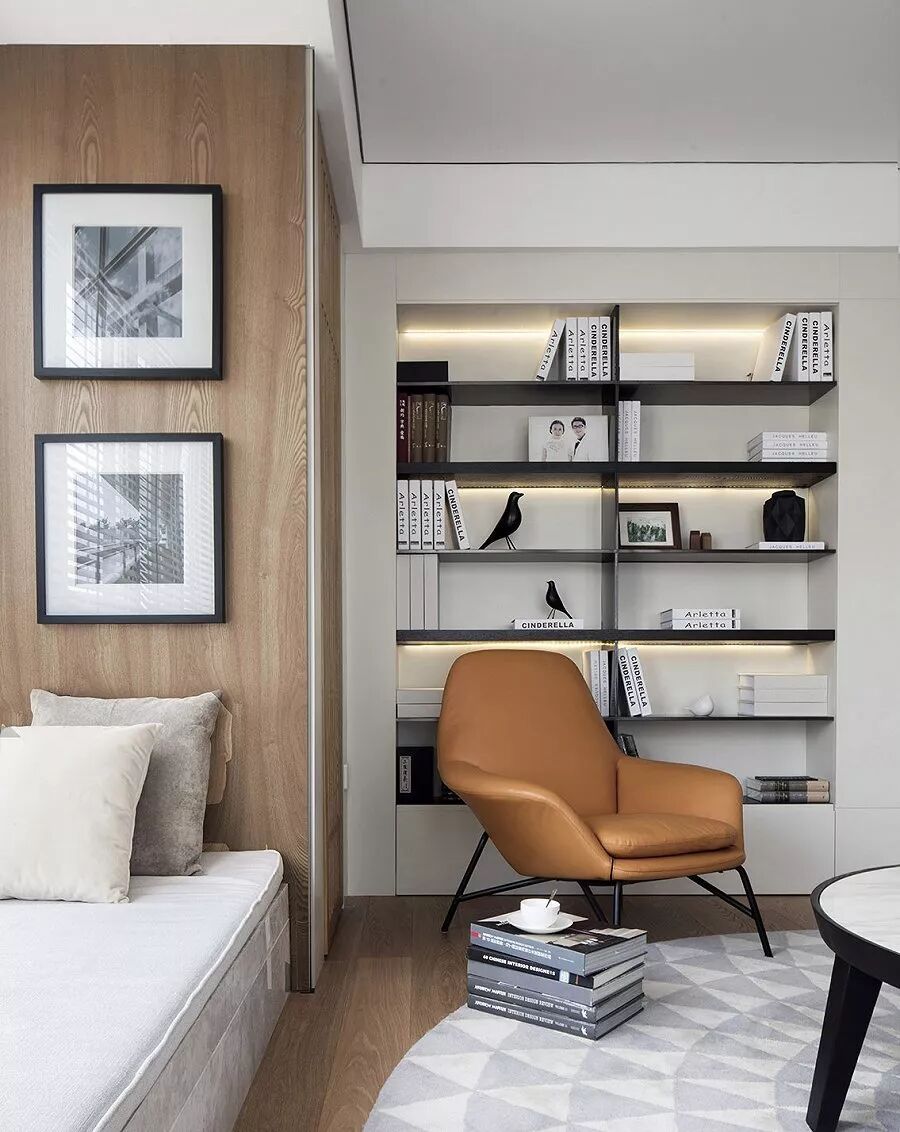 110平现代简约风，客厅通透明亮，餐厅装修很漂亮！