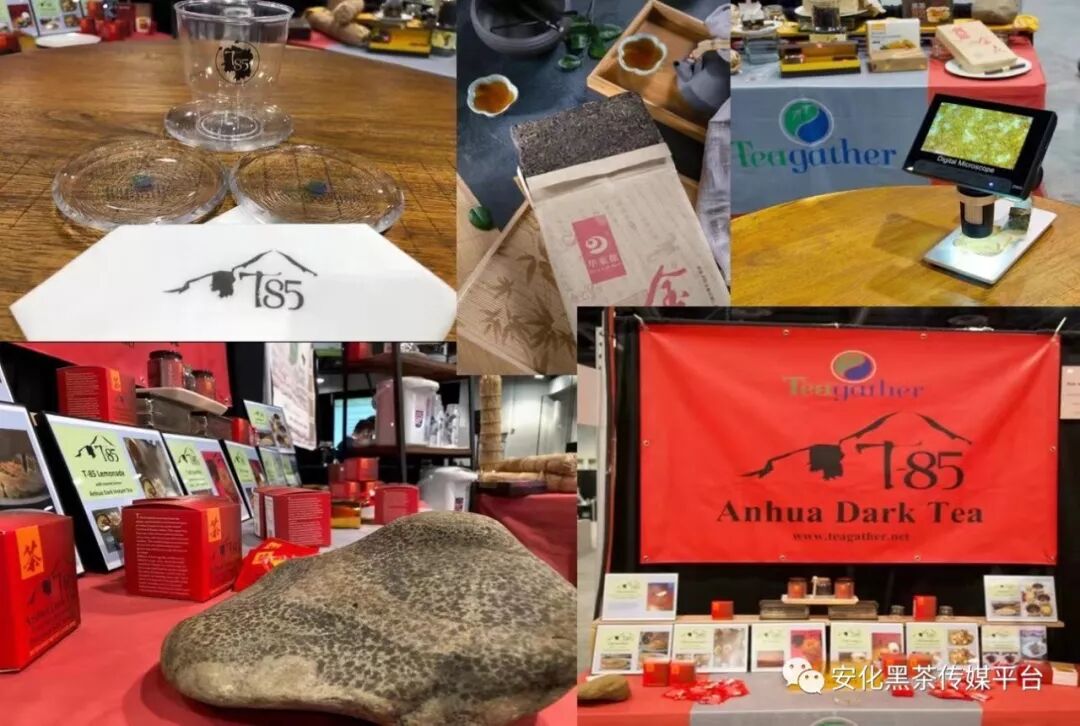 安化黑茶在美国拉斯维加斯参展第十三届世界茶叶博览会（其中有华