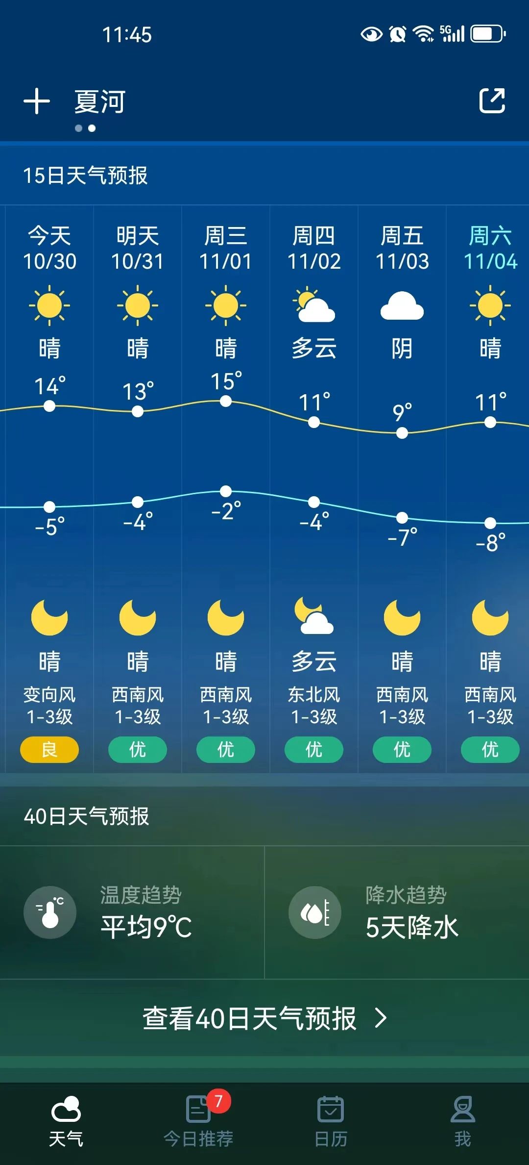 夏河天气