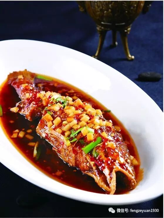 舌尖上的丰泽园~~经典美食【干烧大黄鱼】