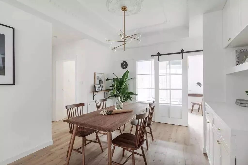 木地板+大白墙=美学的最高境界！