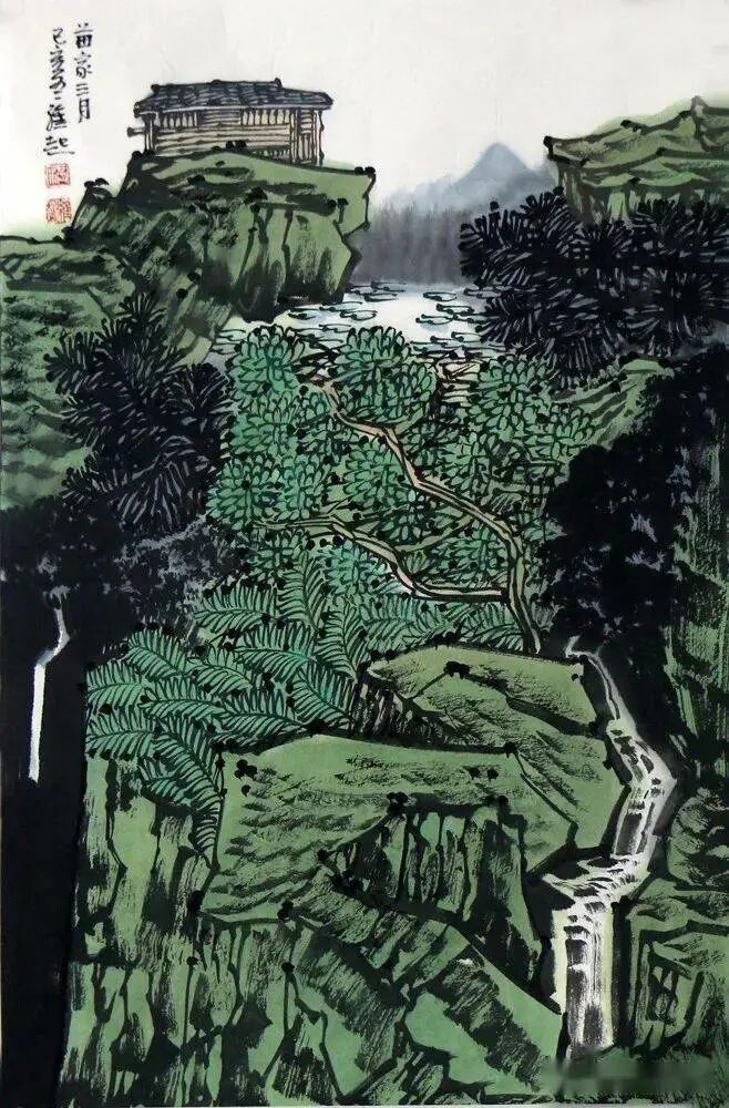 满维起部分作品中国艺术研究院国画院画家,中国水墨画院院长满维起于