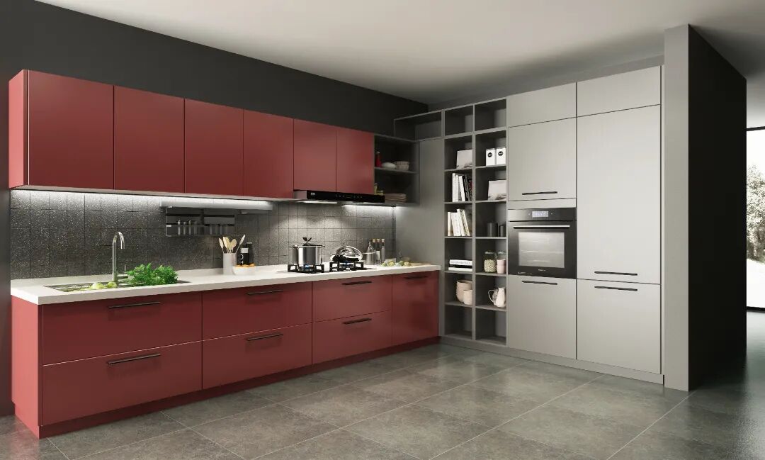 2 tones kitchen cabinets designs