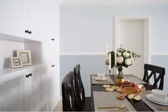 84㎡简美风，不吊顶不造型，清爽明快，简约精致