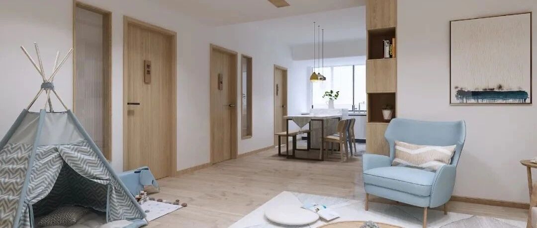 80㎡广州老破小，二房改三房，改善通风与采光，简约舒适好漂亮