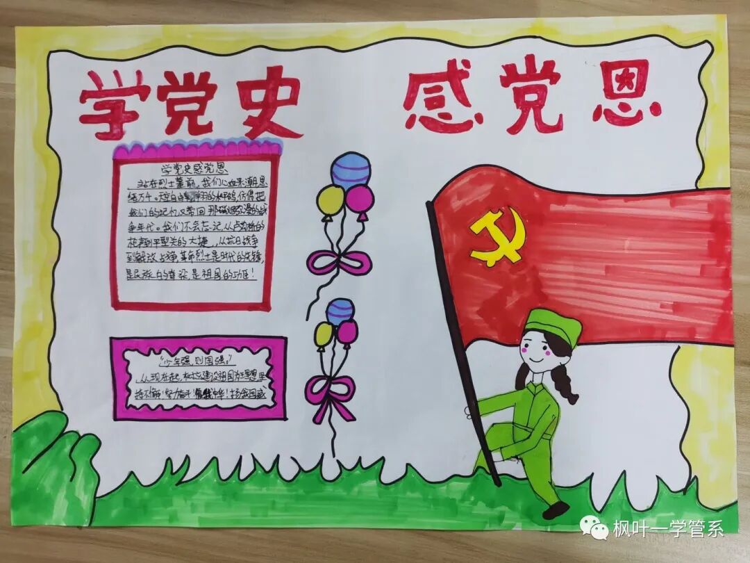 党在我心中永远跟党走党史板报投票进行中