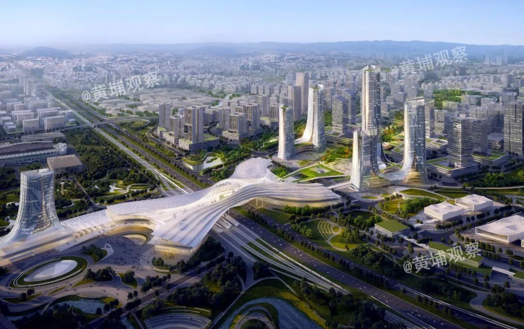 9.15平方公里！广州黄埔高铁新城规划曝光