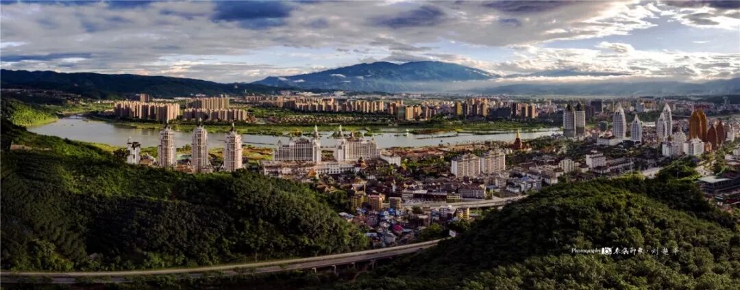 瞰傣乡主题航拍之七省级优秀文化创意产业园区告庄西双景作者刘超平