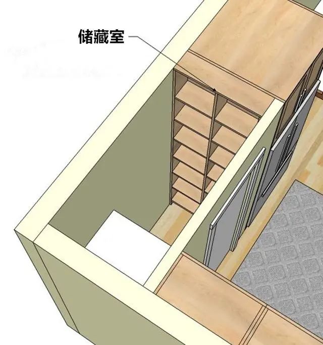 再裝廚房我就知道了，櫃子不打到底，留1㎡儲存室，整齊又省心 家居 第4張