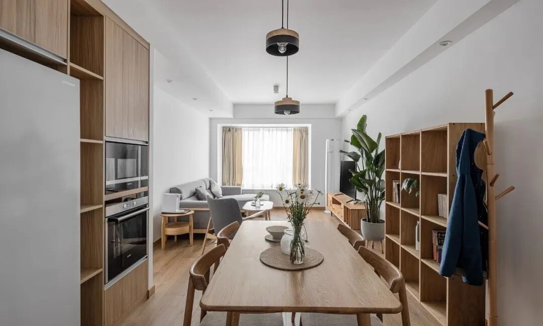 95㎡原生态木质日式风,回归自然,让家成为喧嚣都市的“绿洲”~