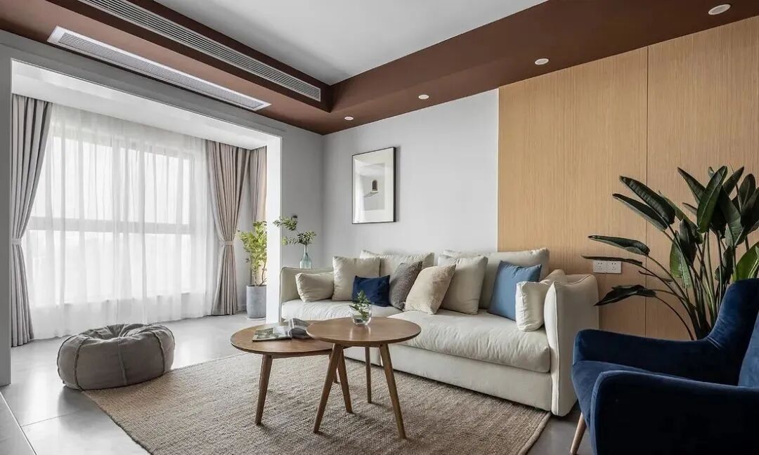 95平原木风三房，时尚简洁又温馨，真漂亮！