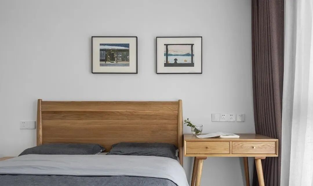 95平原木风三房，时尚简洁又温馨，真漂亮！