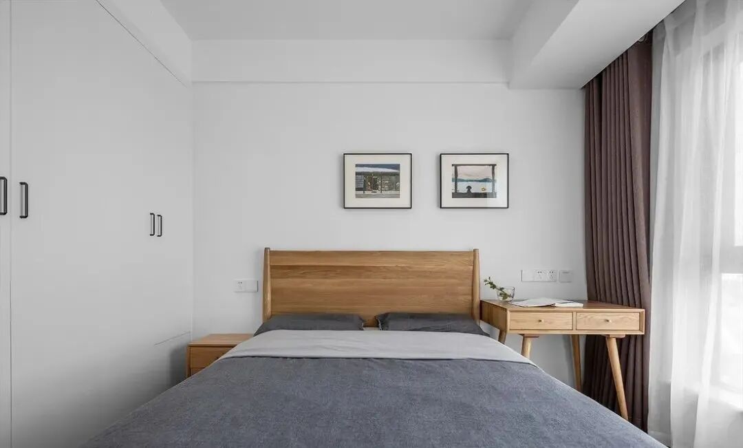 95平原木风三房，时尚简洁又温馨，真漂亮！