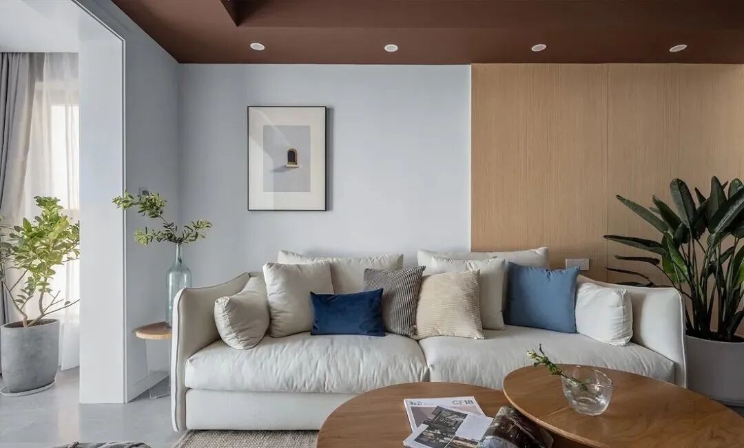 95平原木风三房，时尚简洁又温馨，真漂亮！