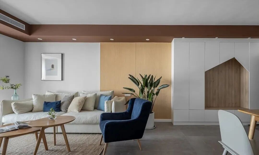 95平原木风三房，时尚简洁又温馨，真漂亮！