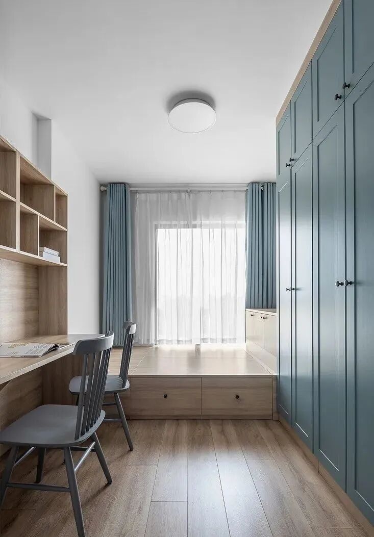 95平原木风三房，时尚简洁又温馨，真漂亮！