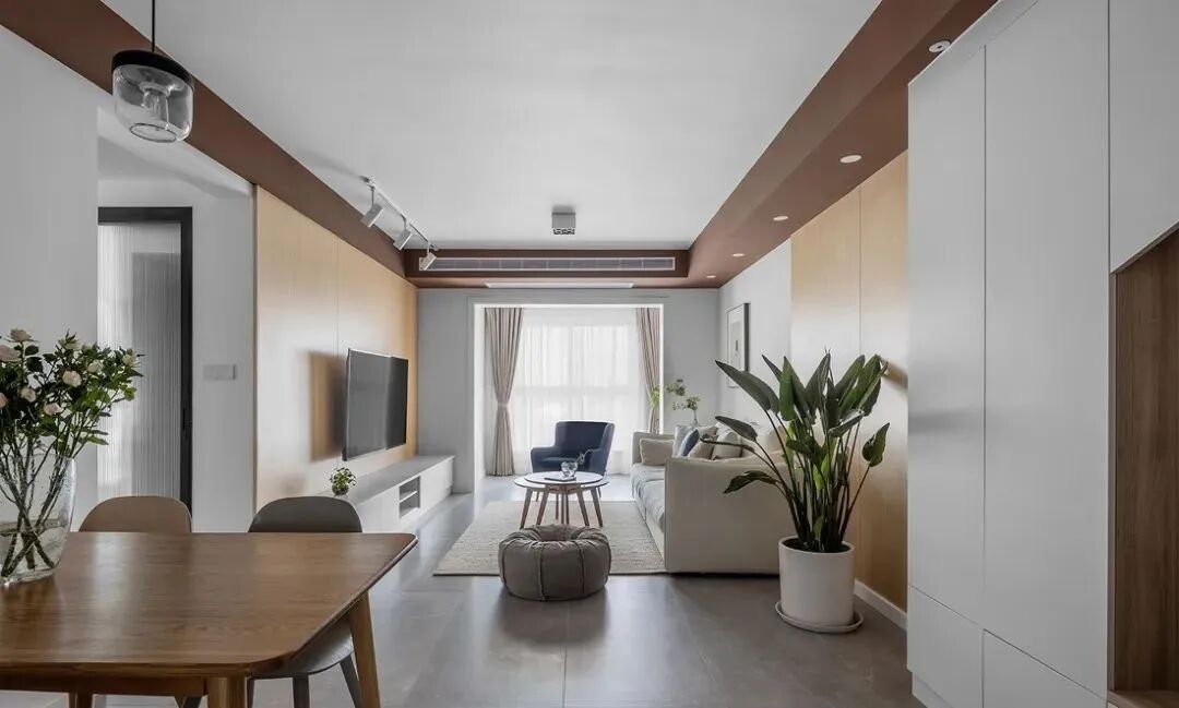 95平原木风三房，时尚简洁又温馨，真漂亮！