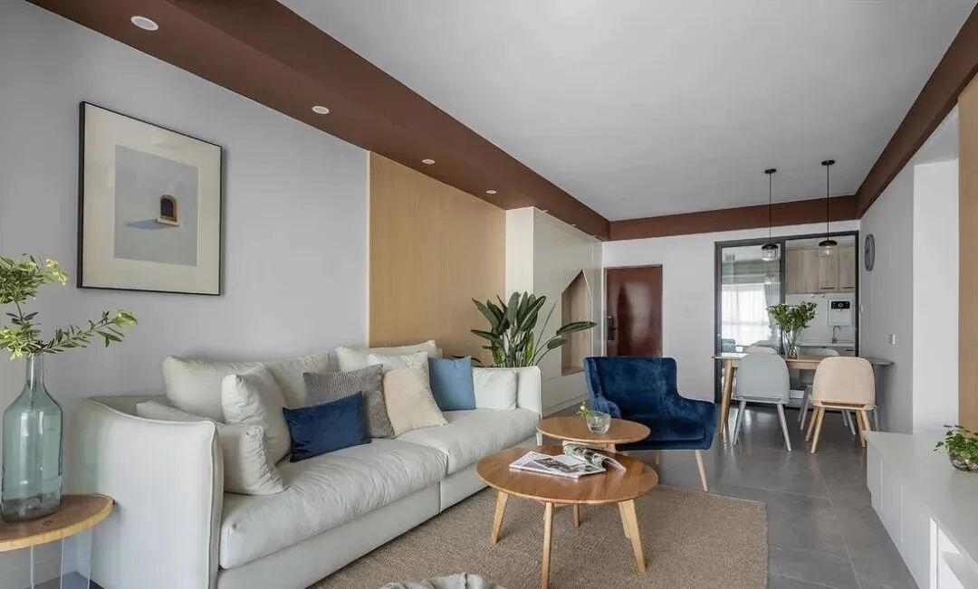 95平原木风三房，时尚简洁又温馨，真漂亮！