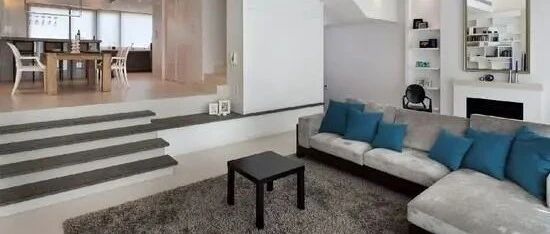 如果我有个大户型，客厅一定要设计下沉式！太美了