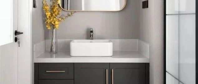 浴室柜选的好,卫生间不做干湿分离也没什么大不了