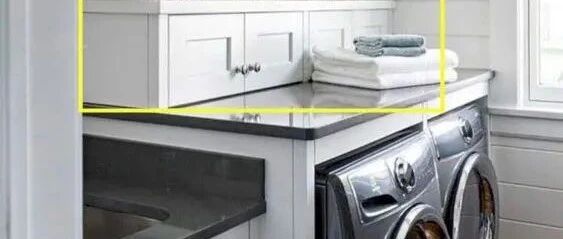 洗衣机吊柜下方加长30公分，好用到爆！